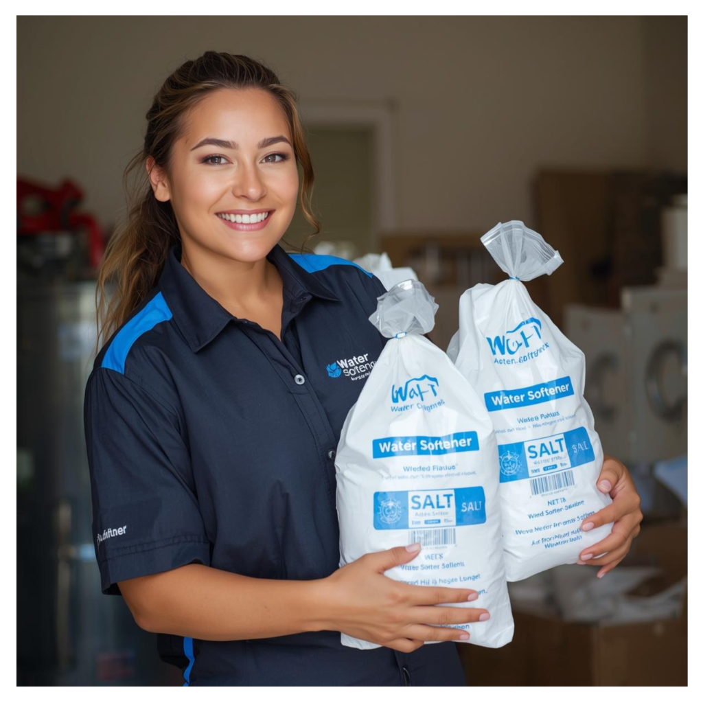 Water sfner salt delivery